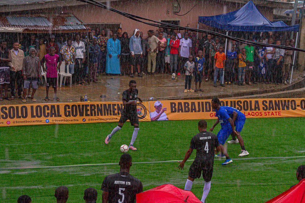 Lagos Grassroot Sports participants in dynamic action